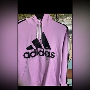 Adidas lilac/black size XL hoodie. NWT